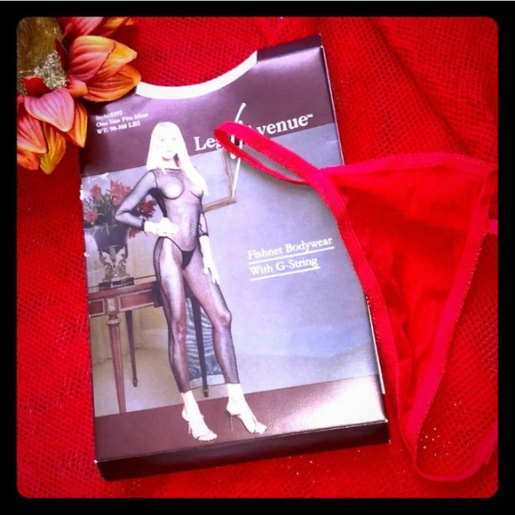 🦋B2G1🦋Fishnet Body Stocking & G-String ONE SIZE - Picture 1 of 6